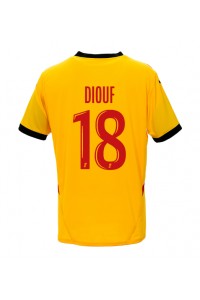 RC Lens Andy Diouf #18 Fotballdrakt Hjemme Klær 2024-25 Korte ermer